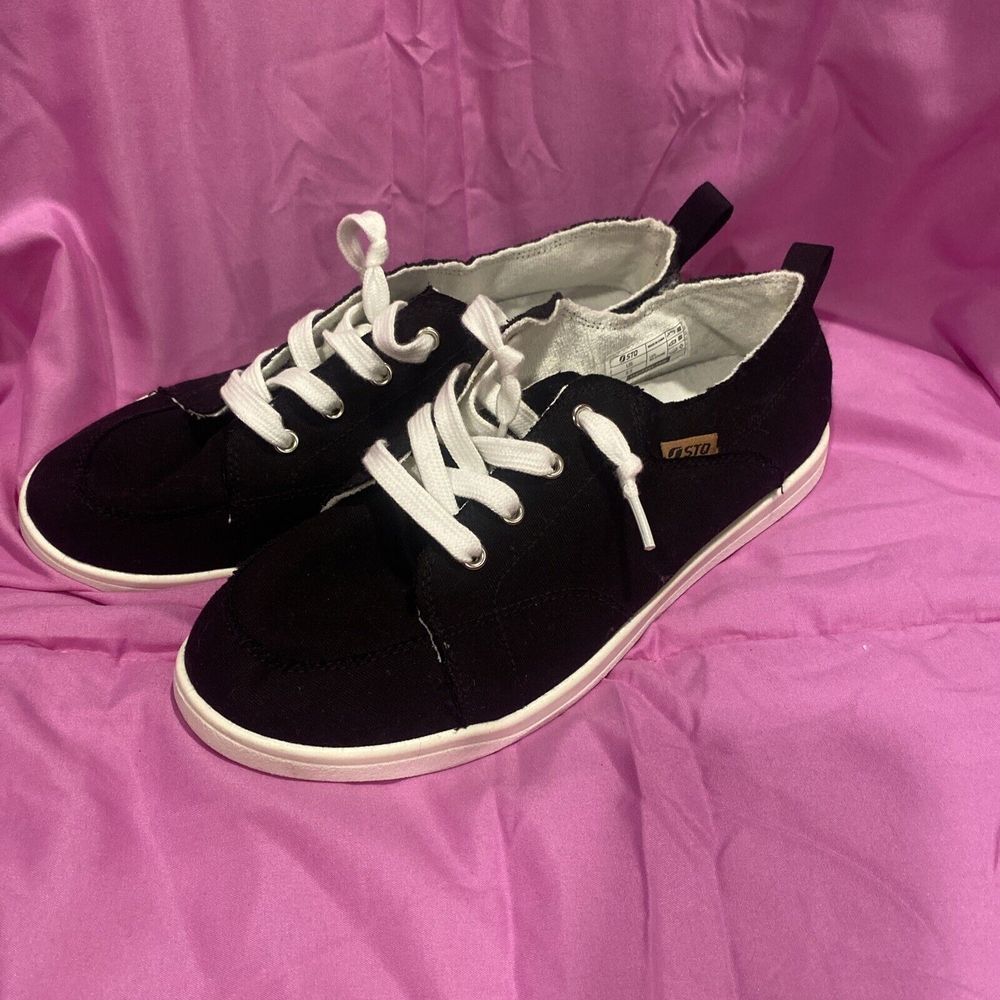 STQ Womens‎ Slip On Sneakers, Comfort Casual Canvas Shoes size 8.5 NWOT